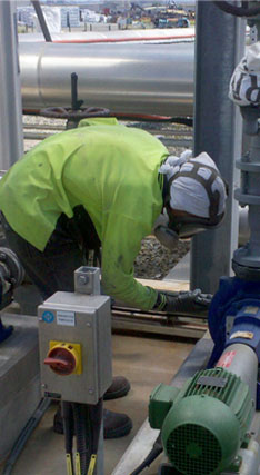 Industrial painters photo